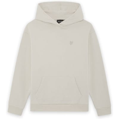 Lyle & Scott Heavy Weight Drop Shoulder Hoodie voor jongens - Wit