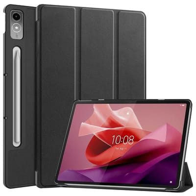 imoshion Tablet Hoes - Geschikt voor Lenovo Tab P12 - Trifold Bookcase - Zwart