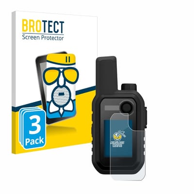 BROTECT - Screenprotector voor Garmin Alpha 10 K - Folie Beschermfolie Beschermglas matte 3 Stuks