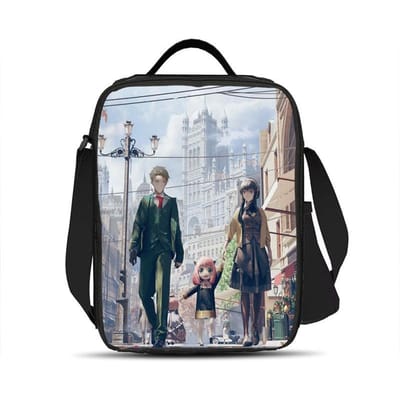 SPY×FAMILY IJszak Lunchtas Veelzijdig Cartoon Grote Capaciteit Sterke Prestaties Beste Cadeau voor Jongens en Meisjes School Verjaardag
