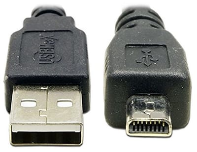 JHUBERS - UC-E6 USB-kabel - Verbinden met PC - Foto's overzetten - Geschikt voor Fuji FinePix JZ700 - Handige overdracht - Compact ontwerp