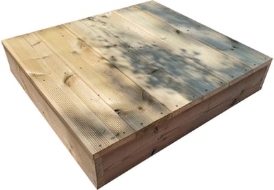 Opstapje - tuintrap trede stapelbaar - 6 planken breedte 160cm H17cm