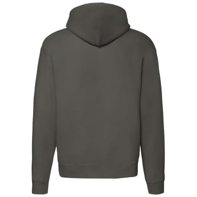 Fruit of the Loom Premium capuchonjas voor volwassenen (Houtskool)
