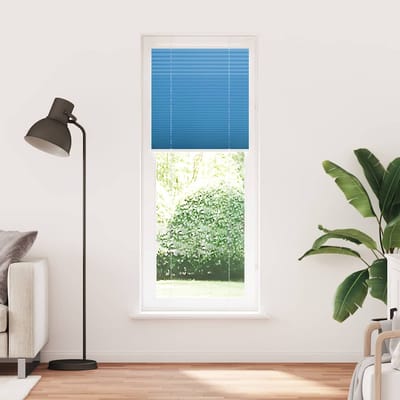 vidaXL - Plissé - rolgordijn - 70x200 - cm - stofbreedte - 69,4 - cm - polyester - blauw