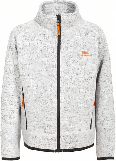 Trespass kinderfleecejas/fleecepullover Mario - Jongensfleece At300 grijs gemêleerd