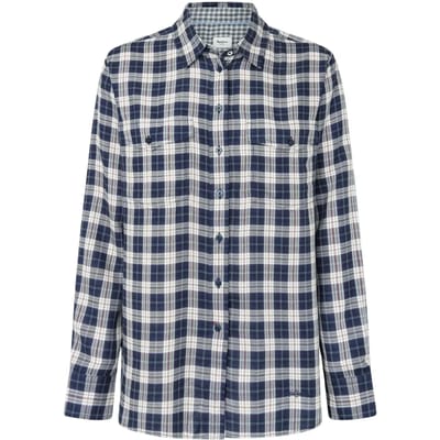 Pepe Jeans Polivia Overhemd Met Lange Mouwen Blauw M Vrouw
