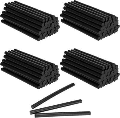 Lijmsticks Set - Knutsel Benodigdheden - Hobby en Reparatie - Royale Hoeveelheid - 100 x 7 mm - Zwart