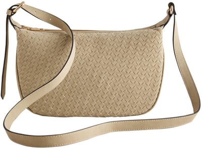 Next - Dames - Geweven sling-crossbodytas - Naturel