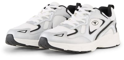 Tom Tailor - Sneakers met colourblocking - Maat 41 - white-silver