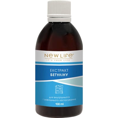 Betuline (berkenbast) extract tinctuur Kruidenvloeistofsupplement Dieet Nieuw leven 100 ml (course 1,5 month)