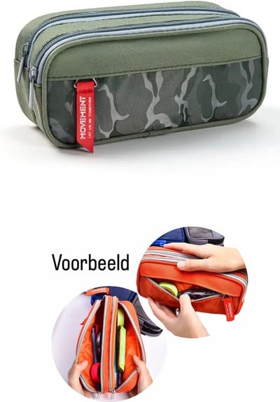 Akyol - Camouflage etui - leger print - camouflage - school - pennen -etui voor jongens -jongens etui -leger etui -etui camouflage