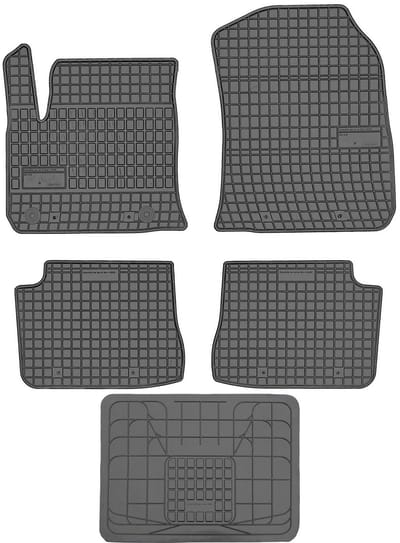 Frogum El Toro - Rubber Autovloermatten - Opel Corsa-e 2019 - met Bescherming - Zwart