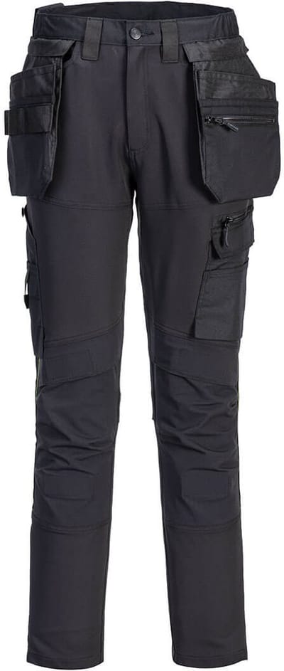 Portwest DX4 Craft Broek met Holsterzakken DX456 - Zwart - 28