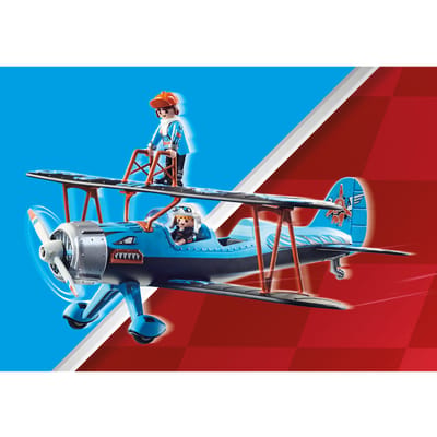Playmobil 70831 Air Stuntshow Dubbeldekker (kunststof, 4 - 6 jaar)