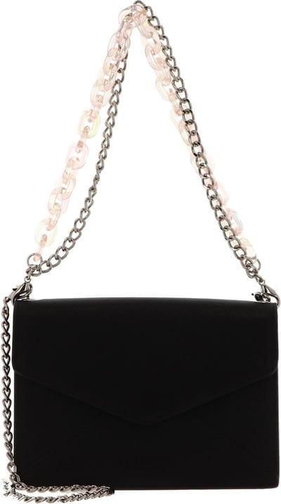 SEIDENFELT MANUFAKTUR Schoudertas Avondtas Kira Crossbodybag Black Zwart