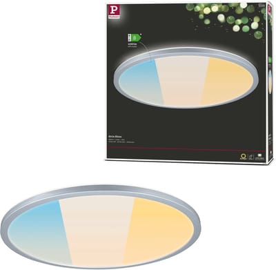 LED-paneel Atria Shine White Select IP44 rond 398 mm 20,8W 2800lm White Select Chroom mat