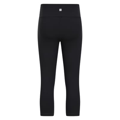 Mountain Warehouse Dames/Dames Blackout Capri Legging met Hoge Taille (Zwart)