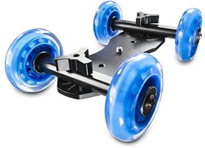 Mini Dolly voor DSLR en Systeemcamera - Professionele Camerawagen voor Stabiele Opnames