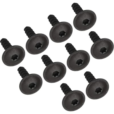 10 stuks Wielkuip Schroeven Metalen Klinknagels Clips N90775001 Accessoire Vervanging voor Seat black