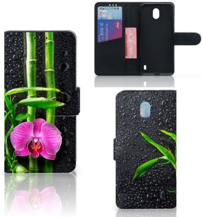 Nokia 1 Plus Hoesje Orchidee
