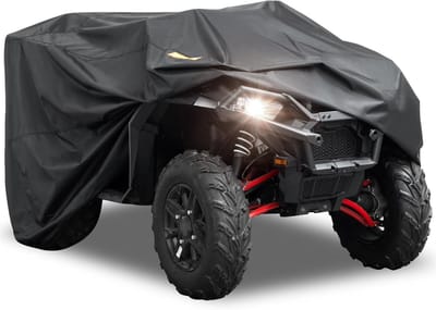 Duurzame motorhoezen van Oxford-weefsel met PU-coating, waterdicht tot 1000 mm, inclusief stormriem en reflecterende strepen (245 x 125 x 120 cm)
