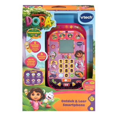VTech Dora de ontdekkingsreiziger interactieve smartphone - meerkleurig