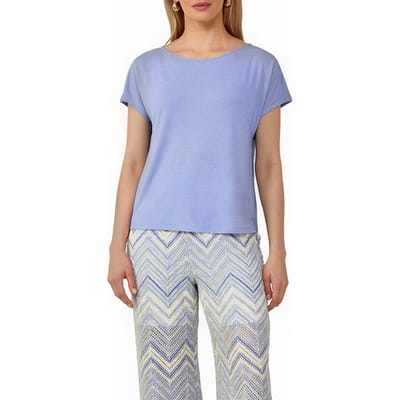 s.Oliver T-shirts Blue Maat: 46 | Tops Outlet | Dames | Blauw