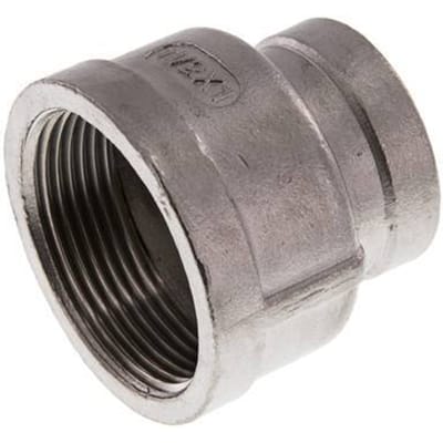 Rp 1 1/2'' x Rp 1'' RVS Ronde Sok 16 Bar