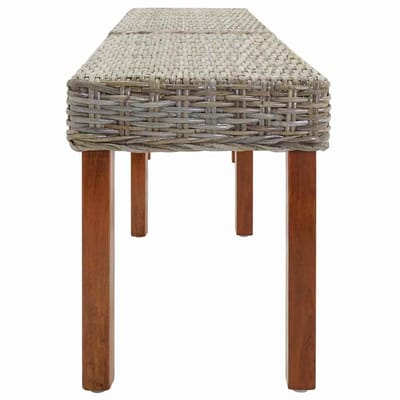 vidaXL - Bank - Naturel - 160 - x - 35 - x - 45 - cm - Massief - Mango - Hout