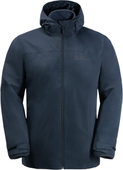 Jack Wolfskin Taubenberg3in1 Jacket Men - Outdoorjas - Heren - Night Blue - Maat XXXL