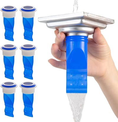 Afvoer Ventiel - Riool Kern - Geur Vrij Houden - Snelle Drainage - 40-50 mm - Blauw