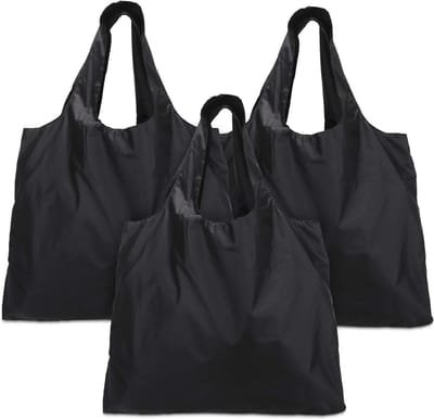Opvouwbare Boodschappentas - 3Stuks - 30L - Herbruikbaar - Breed - Handtas - Crossbodytassen - Grote Capaciteit - Schoudertas Tas - Shopper - Dames Tas - Werktas - Crossbody Tas - Extra Grote Handtas - Machinewasbaar - Duurzaam