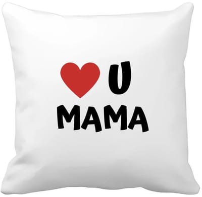 Akyol - i love u mama Kussen hoes - Moeder - de liefste mama - moeder cadeautjes - moederdag - verjaardag - geschenk - kado - 40 bij 40 cm