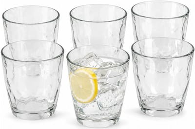 Bormioli Rocco Drinkglazen Jewels - 6x stuks - transparant - 295 ml - waterglazen - sap/fris