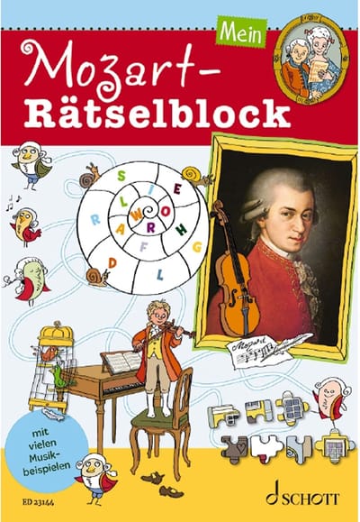Schott Music Mein Mozart-Rätselblock - Muziekspelletjes