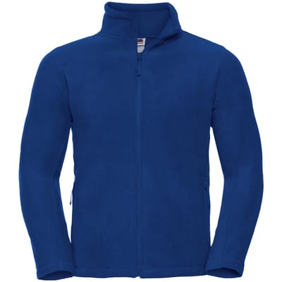 Russell Heren Full Zip Outdoor Fleece Jacket (Helder Koninklijk)