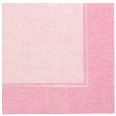 8x 20 Servetten ROYAL Collection 1/4 vouw 40 cm x 40 cm roze Linum