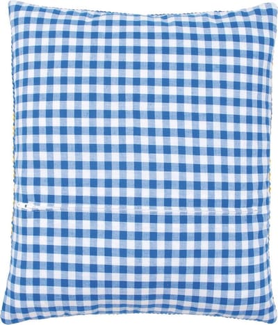 Vervaco - Kussenrug met rits - blauwe ruit - PN-0154659 - Borduren - Borduurpakket - Borduurpakket volwassenen - Borduurpakket kind
