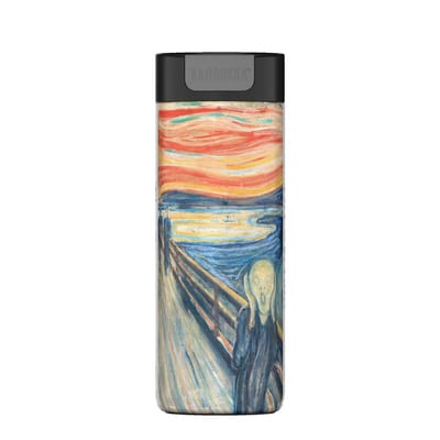 Kambukka Olympus Thermobeker - 500ml - Edvard Munch "The Scream" - Limited Edition - RVS - 100% Lekvrij - Houdt 10u Warm - Duurzame UV-Print