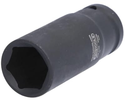 1/2" Dopsleutel Zeskant Kracht Lang 22mm