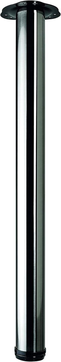 Tafelpoten Set - Meubelpoten Vierkant - Meubels Maken - In Hoogte Verstelbaar - 60 x 700-730 mm - Roestvrij Staal Look