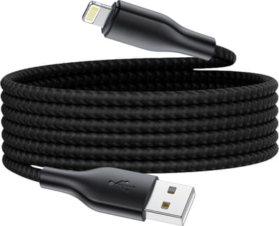 USB naar Lightning kabel 3 Meter - Geschikt voor Apple iPhone en iPad - Oplader Kabel