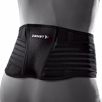 Zamst ZW-5 Rugbrace - Zwart - XS