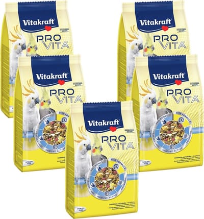 Vitakraft Pro Vita Valkparkiet - Vogelvoer - 5 x 750 g