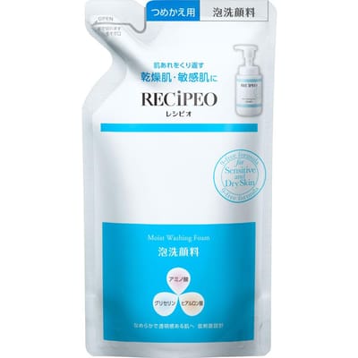 matsukiyo - Recipeo Moist Washing Foam 180ml Refill