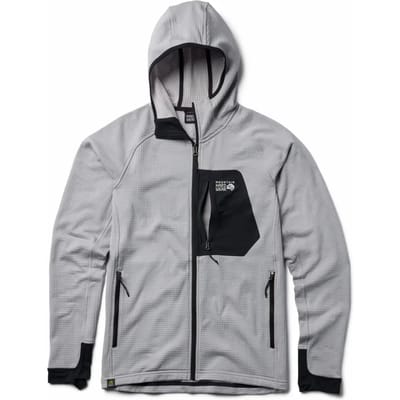 Mountain Hardwear Polartec® Power Grid™ Sweatshirt Met Rits Grijs L Man