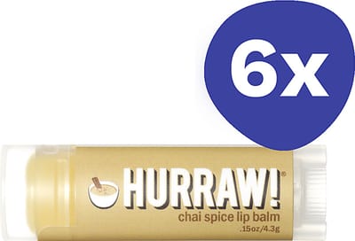 Hurraw ChaÃ¯Spice Lippenbalsem (6x 4,3gr)