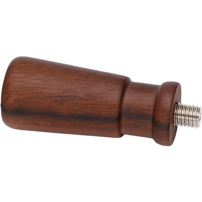 Manche de Porte-filtre à Café Universel Filetage M10 Manche en Bois de Noyer pour Machine à Café Semi-Automatique brown