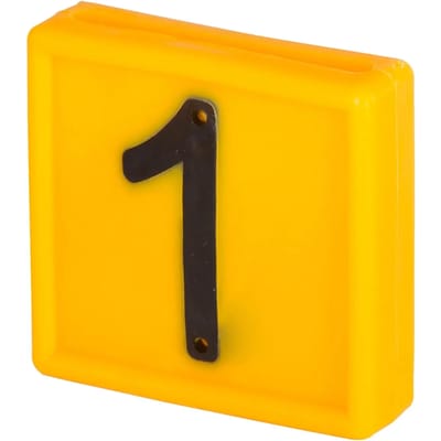 Genummerde markeerkraag om op de armband te schuiven Kerbl N°1 (x10)