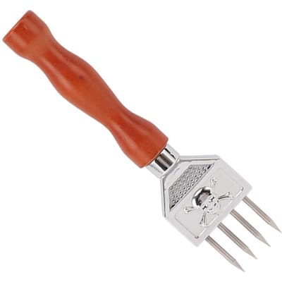 Pilon à glace Acier inoxydable 304 Pilon à glace avec manche en bois pour casser la glace Outil de cuisine Type B